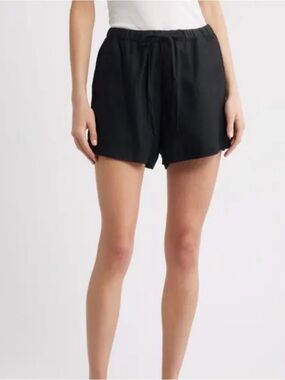 NWT Rails Jenner Drawstring Shorts women’s Large Black Lightweight Beach
